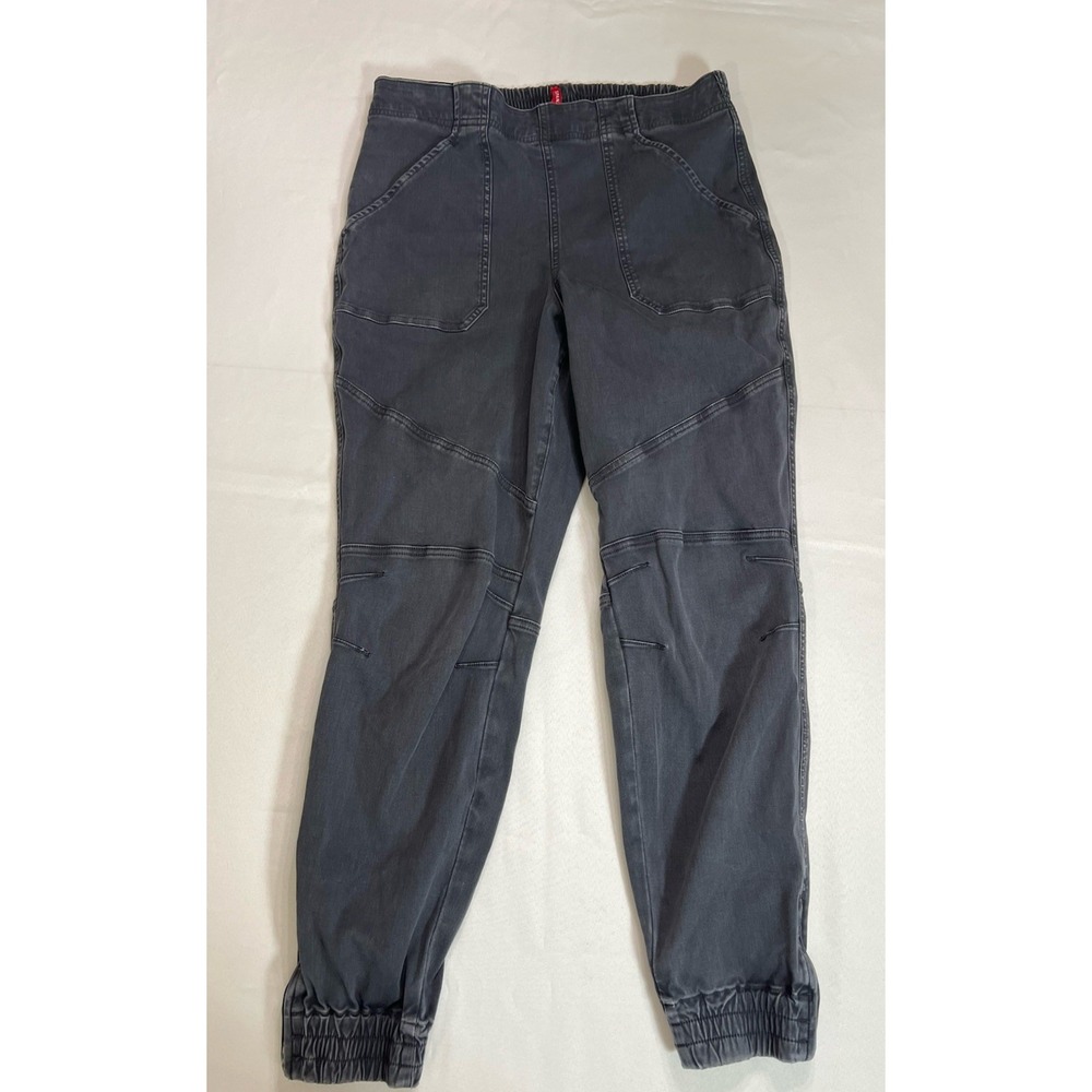 Spanx Stretch Twill Cargo Jogger Gray XL Classic City Vibes Comfort
